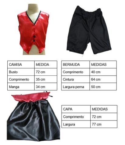 FANTASIA DRACULA  LUXO VERMELHA